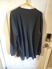 Galaxy Men’s Sz 3XL Long Sleeve Thermal Shirt Black Machine Washable Cold