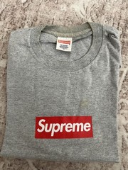 Supreme 20th Anniversary Box Logo Tee In Heather Grey Size Small 100% Authentic!