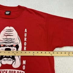 Vintage Shirt Mens XL Red White Aurora The Houns Dont Kick Our Dog Single Stitch