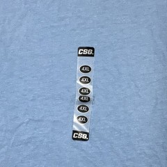 CSG Hometown T-BL Men’s 4XL Blue Relaxed Fit Crew Neck Short Sleeve T-Shirt