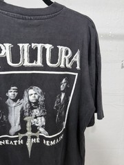 Vintage Sepultura Shirt Large Beneath The Remains 90s Death Metal