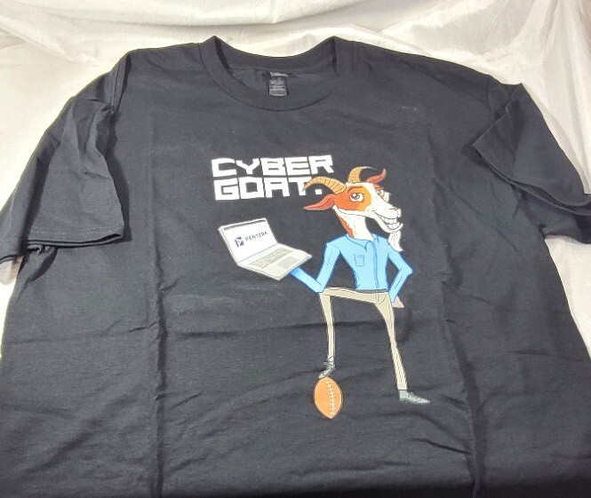 Gildan Dryblend 50/50 Pentera Cyber Goat T-Shirt – Black – Size Large