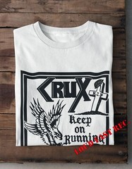 CRUX – KEEP ON RUNNING T SHIRT oi! skinhead punk abh the business last resort
