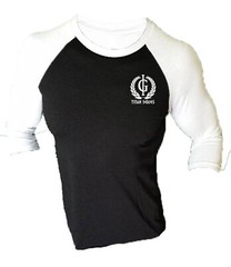 Iron Gods Minotaur Workout T-Shirt, Mens Raglan Shirt, Gym Clothing, Gym Outfit