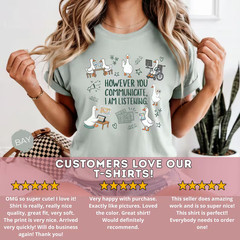 SLP Speech Therapy Shirt AAC Awareness Graphic Tee Inclusive Communication