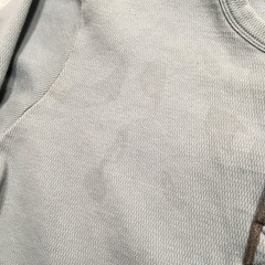 Devium USA Thermal Waffle Knit Henley Mens Large L Blue Premium Heavyweight Made