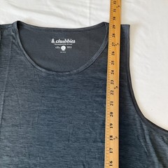Chubbies Ultimate Tank Top Mens Size L Gray Sleeveless Stretch