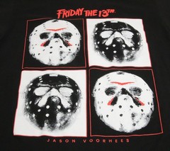 Friday the 13th Jason Voorhees Collage T-Shirt Men’s Size S (34/36) T0278