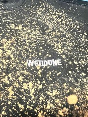 WE11DONE SS 2020 Multi-Bleach Splatter Logo Oversized T-Shirt
