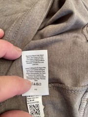Athletic Works Men’s Taupe Long Sleeve Crew Neck Pocket Tee Size XL New With Tag