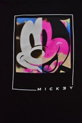 Neff x Disney Mens Mickey Mouse Face Tie Dye Fill Black Shirt NWT S-XL