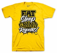 Shirt Match Jordan 12 University Gold Shoes – Daily Routine Tee