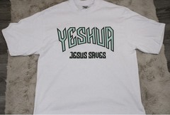 NWOT ShakaWear 100% Cotton Yeshua Jesus Saves X-Large Cropped T Super Max Heavy