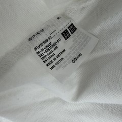 Uniqlo UT Shirt Mens Large White Mickey Florida Palm Trees Graphic Japanese Tee