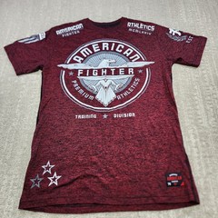 American Fighter Shirt Men Small Buckle Y2K Grunge MMA Fighting Affliction