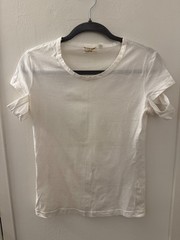 Vintage 1998 Helmut Lang White T-Shirt Small M Archive Made in Italy