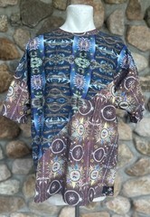 Earth & Skye The Vibe Collective Art to Wear Men’s Bohemian T-Shirt Size LG NWT