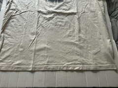 ADIDAS TREFOIL SIZE XL OFFWHITE OR CREAM SHORT SLEEVE T-SHIRT.SEE DESCRIPTION