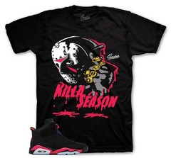 Shirts To Match Jordan 6 Infrared Salesman | Killa Season Sneaker Tees