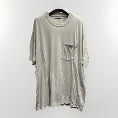 John Elliott Folsom Pocket Tee Shirt Sleeve Very Distressed XL Gray Streetwear