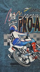 Vintage 1991 Fresno Speedway AMSA Motorcycle Race T-Shirt Single stitch