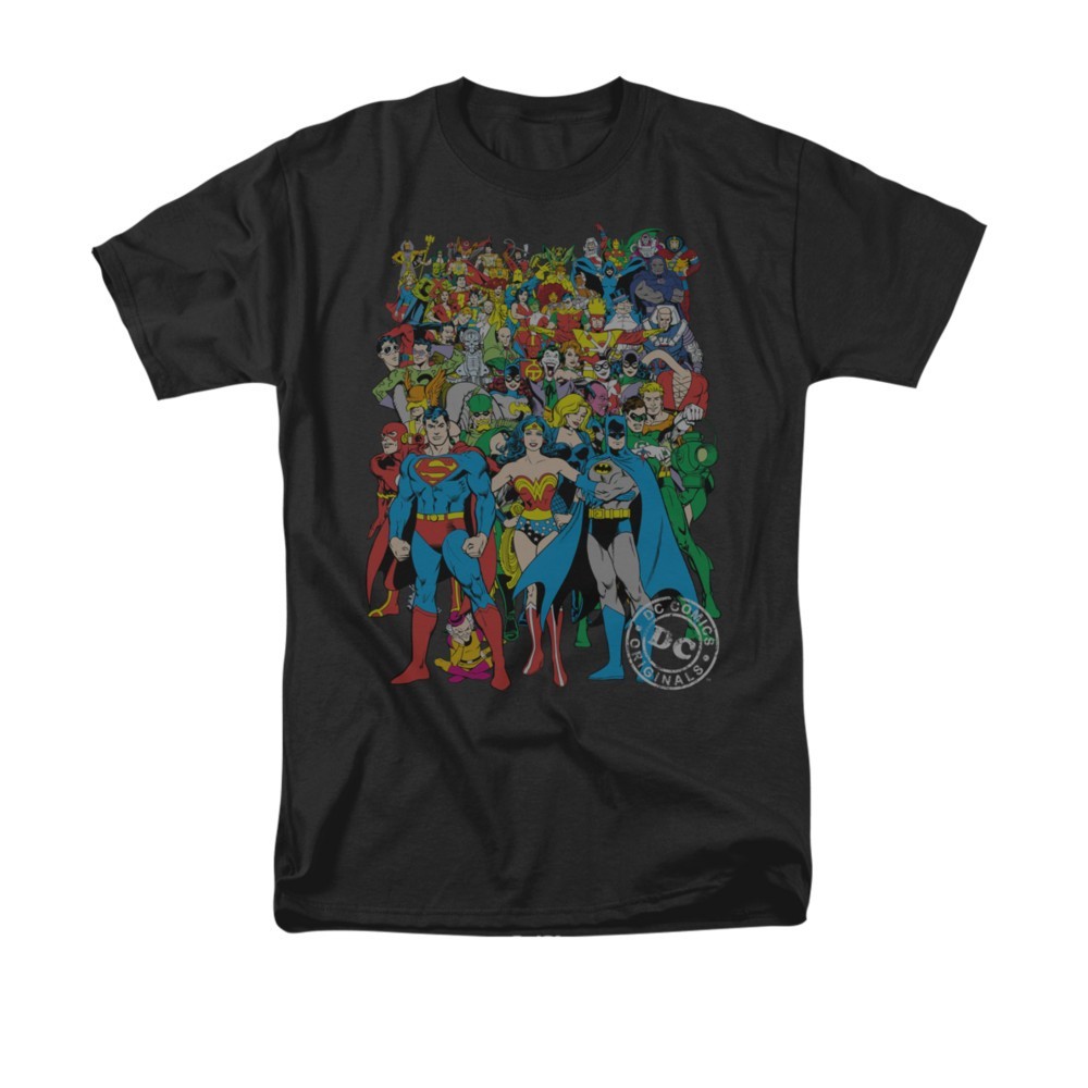 DC Comics Originals ORIGINAL UNIVERSE Licensed Men’s Graphic Tee Shirt SM-3XL