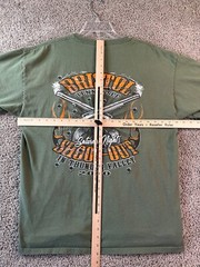 Tennessee Shoot Out Shirt Mens Extra Large Green Orange Thunder Valley FLAW