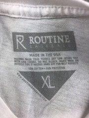 Clint Beastwood Routine Baseball Graphic T-shirt Mens Size XL NEW Made In USA