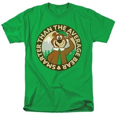 Yogi Bear Smarter Than the Average Bear T-Shirt – Short or Long Sleeve – Green