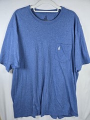 Johnnie-O Hangin Out Heathered Dale T-Shirt (Oceanside) Cotton Crewneck Preppy