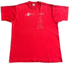 Vintage 90s Chevy SS Gang T Shirt XL Fruit of the Loom Single Stitch Camaro Nova