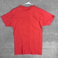 The Duck Co T-Shirt Mens Red Short Sleeve Tuscon Skull Chili