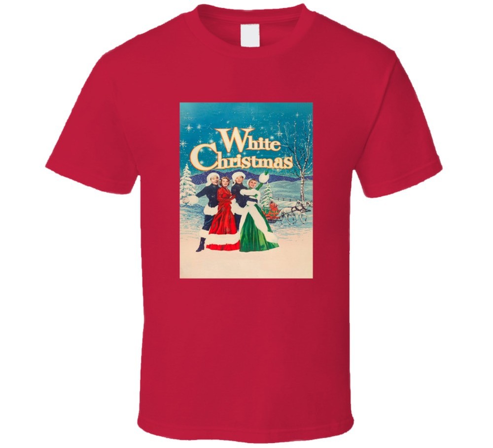 White Christmas Movie Tee Classic Holiday Film T Shirt