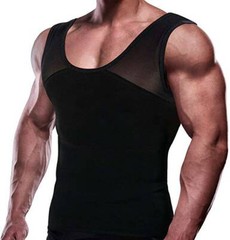 Men Best Slimming Body Shaper Trimmer Tummy Control Tank Male Corset Girdle Top