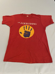 The J. Geils Band Music Red Black T-Shirt Cotton All Size NT52