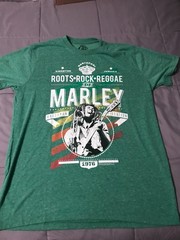 Bob Marley Roots Rock Reggae Catch A Fire Brand Short Sleeve Shirt Men’s XL