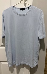Vince Men’s Short Sleeve T Shirt-Blue-Size M
