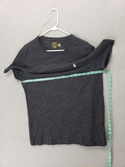 Polo Ralph Lauren Shirt Mens XL Black Custom Slim Fit Crewneck Classic Logo Tee