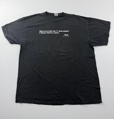 Vintage 1999 Delta Shirt Mens 2XL Black GodSpeaks Best Seller Tee Christian