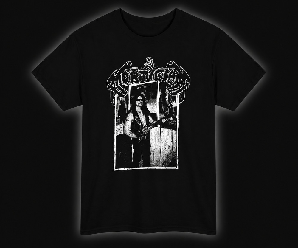 Vintage Heavy Metal Guitarist Graphic T-Shirt – Classic Old School Metal Fan Uni