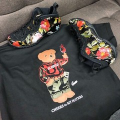 Shirt To Match Foamposite Floral Foams – Cheers Bear Shirt
