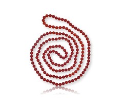 Beaded Mala Necklace 8MM 60″ Matte Finish Genuine Semi-Precious Stone