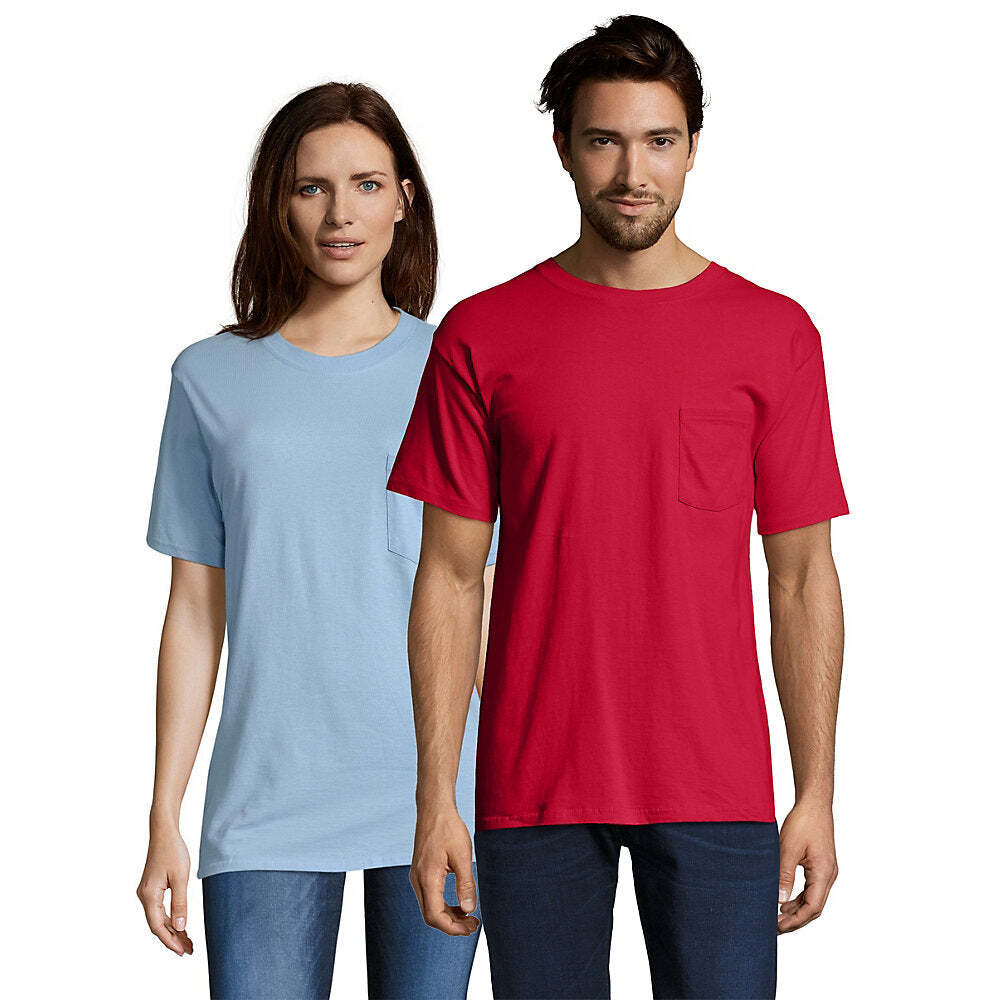 Hanes Beefy-T Adult Pocket T-Shirt, Style 5190