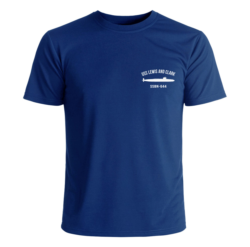 USS Lewis and Clark SSBN-644 Silent Service Cold War Veteran T-Shirt