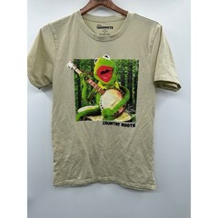 The Muppets KERMIT THE FROG Country Roots Banjo T-Shirt MENS Medium