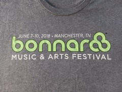 Bonnaroo Music & Arts Festival 2018 T-Shirt Gray Men’s Size XL – Eminem + More