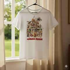 Animal House Movie T-Shirt White Vintage Comedy Film Graphic Tee – T878