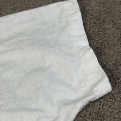 Vintage 90s BVD Blank T Shirt Size Large White Single Stitch USA Made