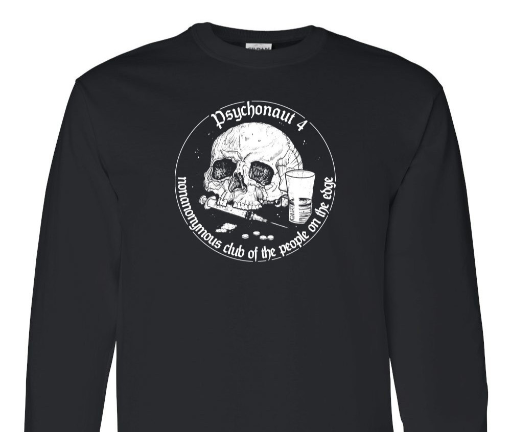 Psychonaut 4 Long Sleeve T-Shirt black metal lamp of murmuur xasthur silencer