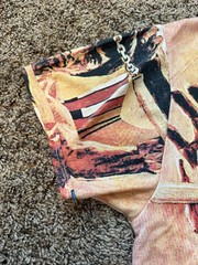 Bruce Lee Enter the Dragon All Over Print Short Sleeve M
